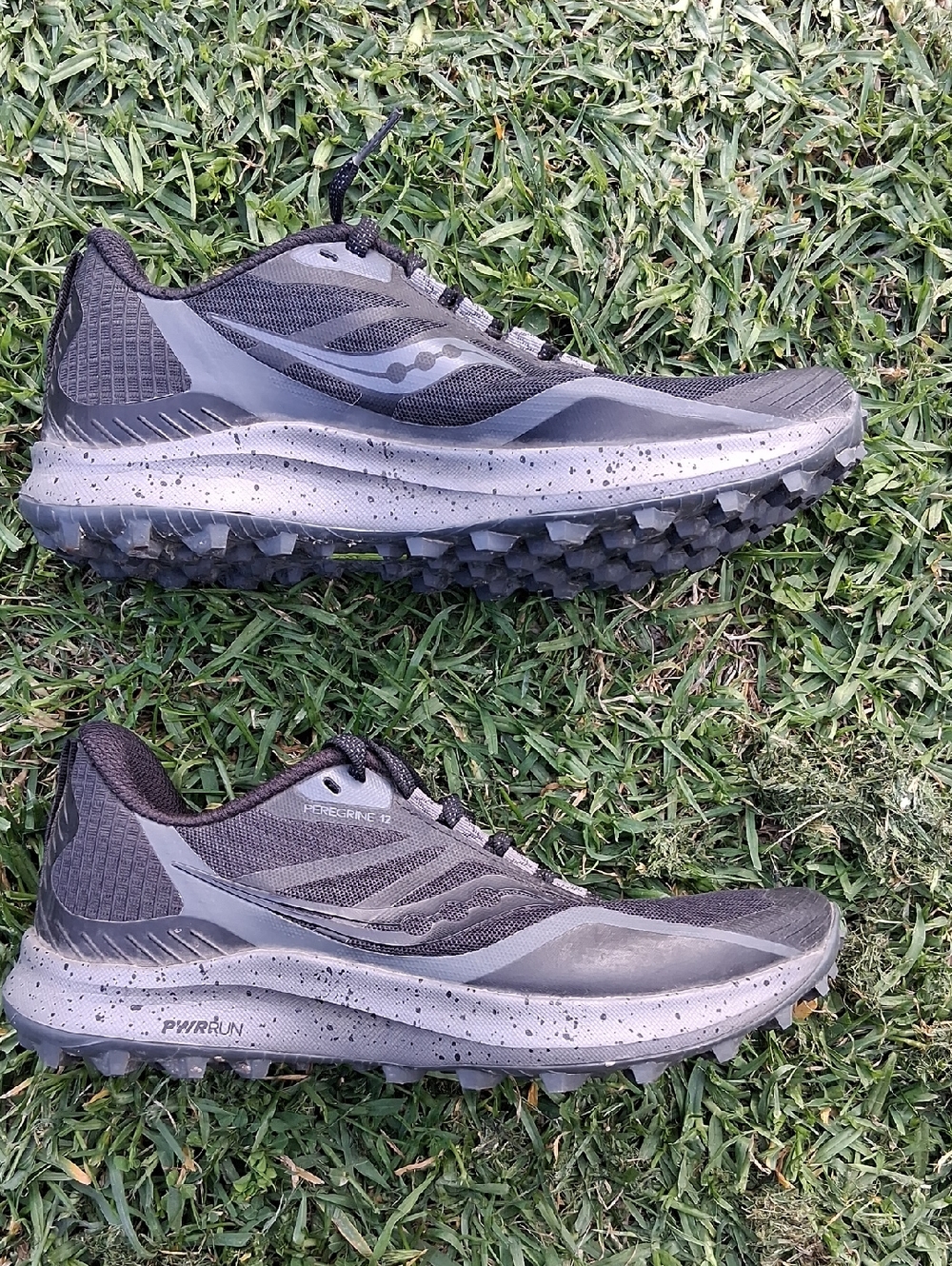 Men's Black Running Shoes - Picture 9 of 14